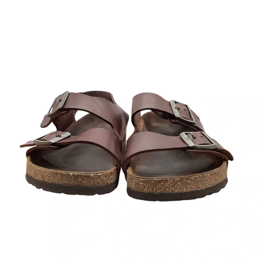 Birkenstock Brown Double Strap Sandals‎ with Buckles size 12